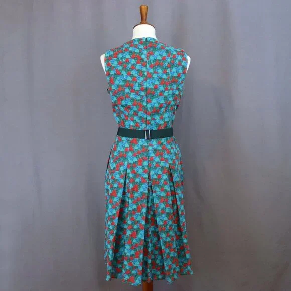 Akris Size 85 Green Leather and Elastic Belt with Trapezoid Buckle Sporty-Belt - Picture 15 of 15